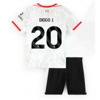 Dětský fotbalový dres Liverpool Diogo Jota #20 2024-25 Třetí Krátký Rukáv (+ trenýrky)